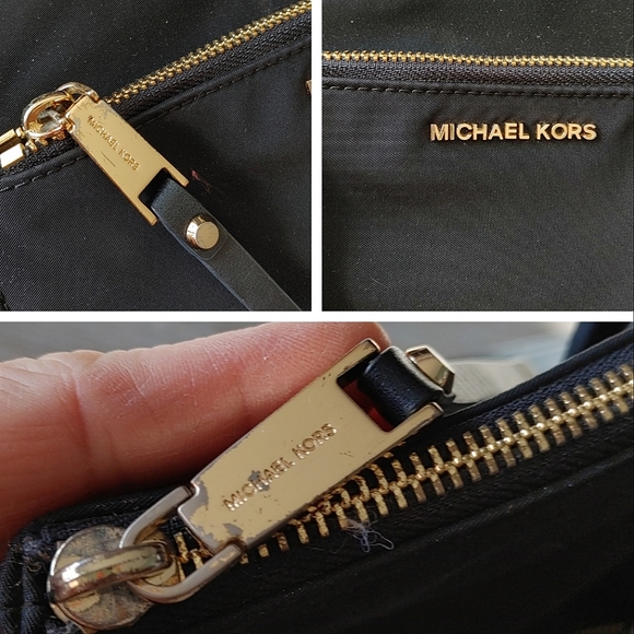 Michael Kors Nylon Leather Tote Bag - Picture 10 of 16